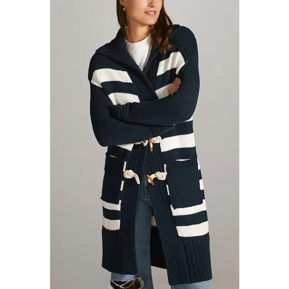 Anthropologie Maeve Toggle Duster Cardigan Sz. L